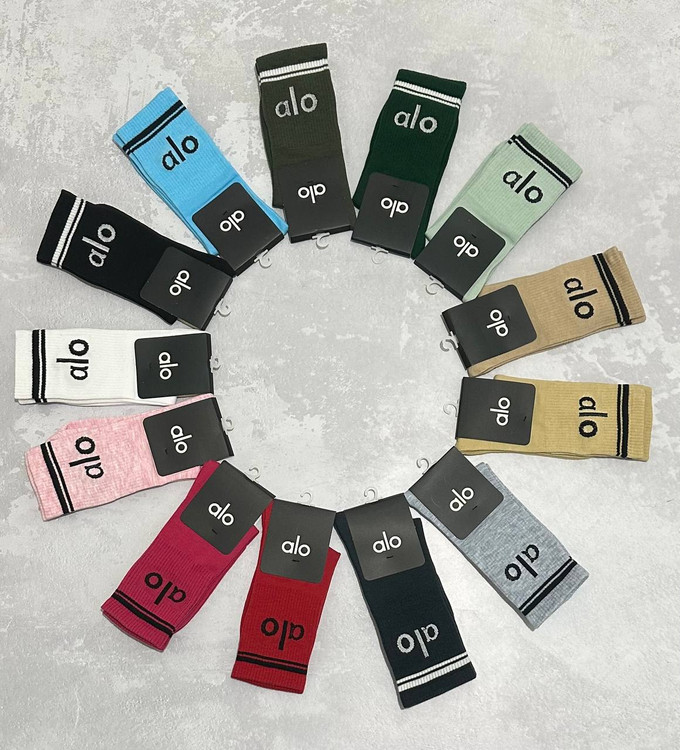 جوراب ساق بلندالو در رنگبندی کامل مناسب سایز ۳۸تا۴۴