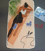 زیراندازه حوله ی باشگاهی پنبه ای ابعاد ۵۰در۱۰۰ کد۱۲