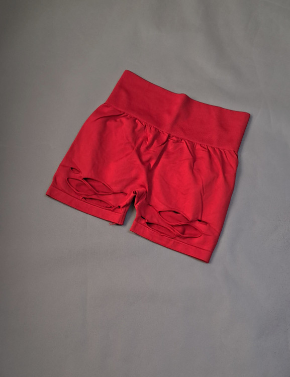 شورتک پفکی پشت چیندار زاپداررنگ جیگری