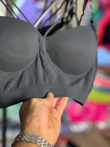 خرید نیمتنه هارنسی زنانه کیفیت عالی فری سایز تا۴۴ کاپ ثابت رنگ طوسی تیره