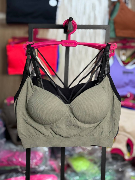 خرید نیمتنه هارنسی زنه کیفیت عالی فری سایز تا ۴۴ کاپ ثابت رنگ طوسی روشن