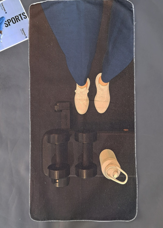 حوله زیراندازباشگاهی زنانه ابعاد ۵۰×۱۰۰کد۱۶