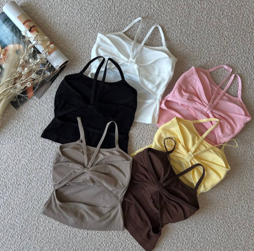 تاپ ورزشی پشت پاپیونی