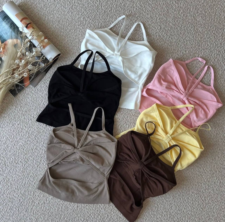 تاپ ورزشی پشت پاپیونی