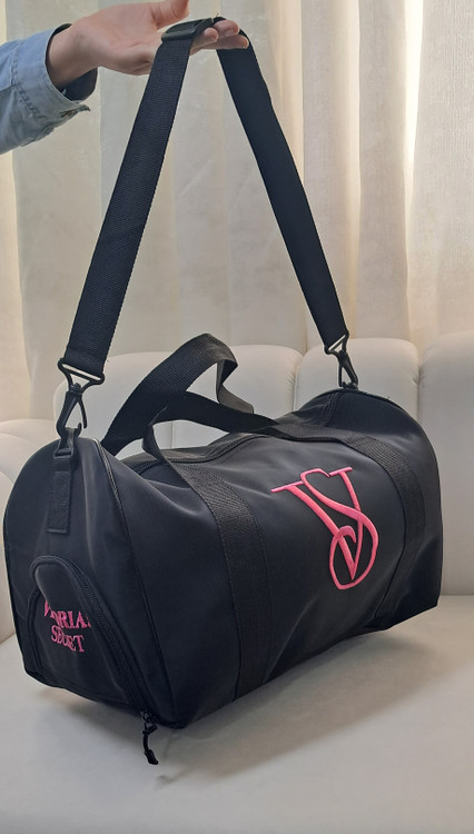 ساک ورزشی جاکفشیدار زنانه مدل گلدوزی ویکتوریا